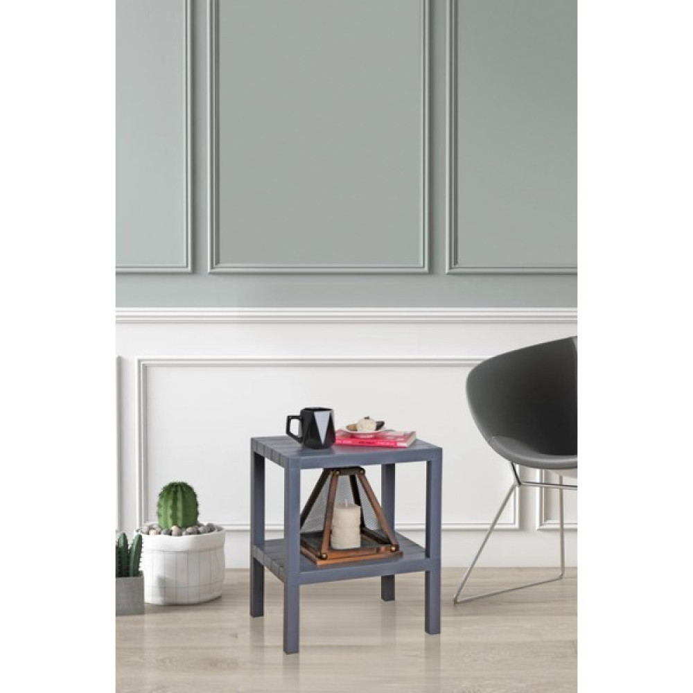 Tıkla Sende Shelf 2 Katlı Gri Plastik Bahçe Sehpası, Gazetelikli Masa, Havuz, Plaj, Balkon, Banyo, Mutfak Sehpası Duvar Rafı Fiyatı