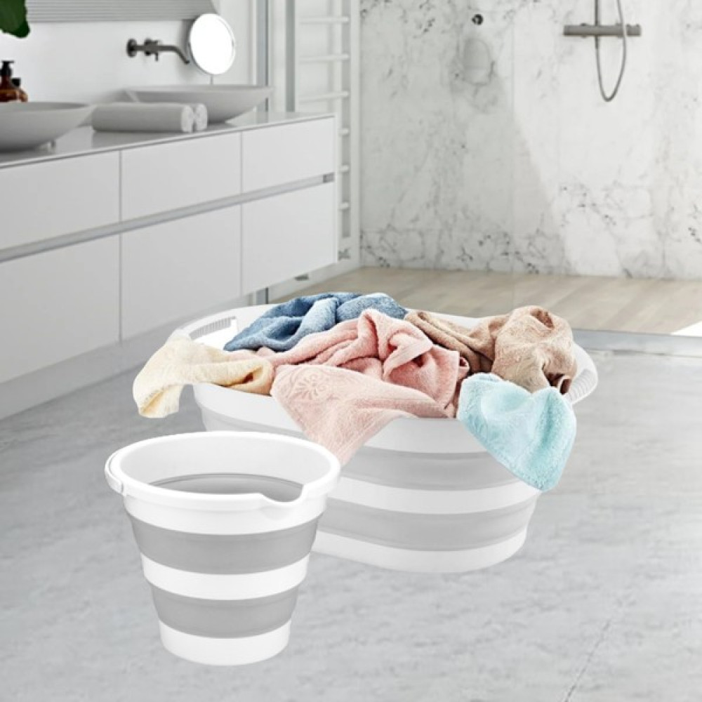 Tıklasende Vera Bath Katlanır Çamaşır Sepeti Katlanır Temizlik Kovası Multi Set Ikili Sepet Fiyatı