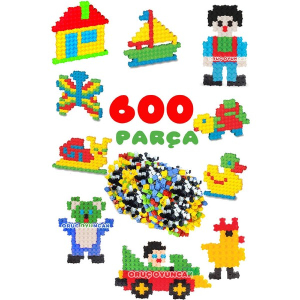 Tiktak Bloklar 600 Parça Eğitici ve Çıt Çıt Oyuncak Eğitici Tik Tak Bloklar LEGO Tiktak Eğitici Oyuncak Fiyatı
