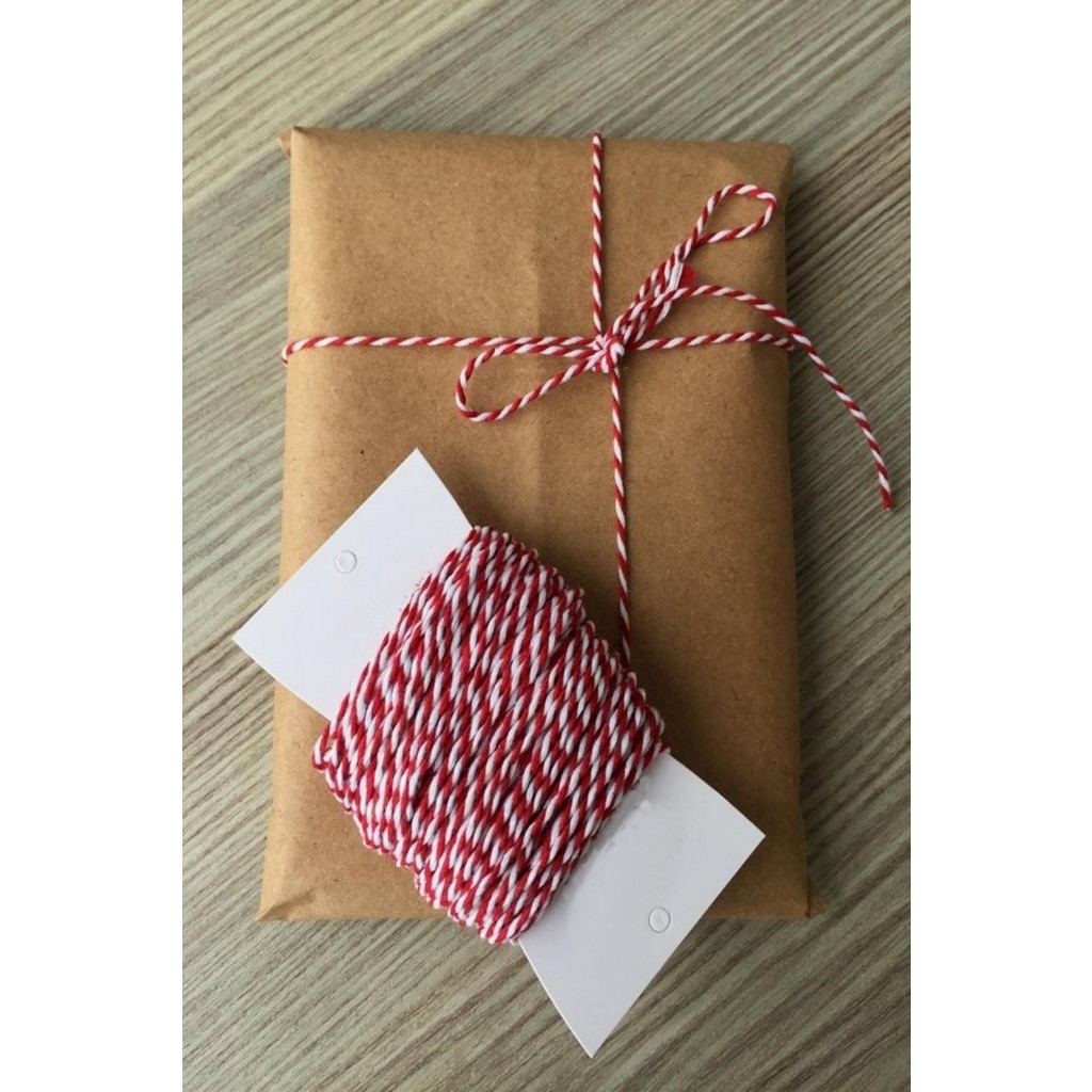 TıkTık AL 10 Metre Kırmızı Beyaz Yılbaşı Paket ve Marteniçka Bileklik İpi Diğer Fiyatı