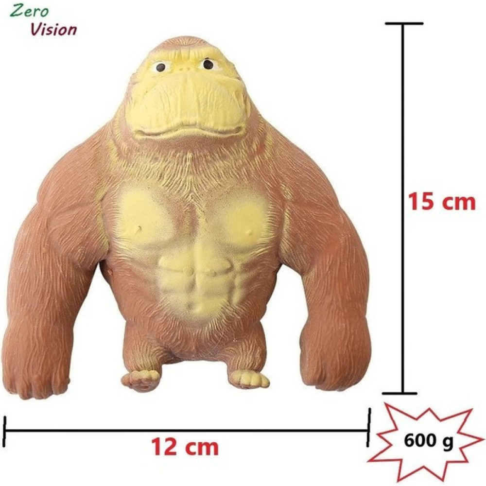 Tiktok'ta Stres Önleyici Oyuncaklar, Squishy Gorilla, Medium, 600G (Yurt Dışından) - Kahverengi Bebek Oyuncakları Fiyatı