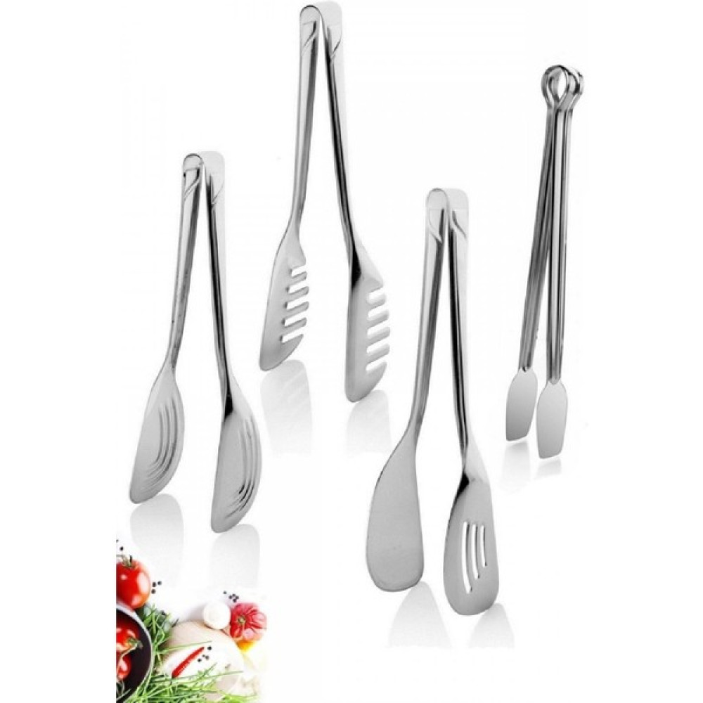 Tilbe Home Izgara Mangal Maşası Makarna Maşası Salata Maşası Kek Pasta Maşası Çelik Mutfak Servis Maşa Seti Yemek & Mutfak Masası Fiyatı