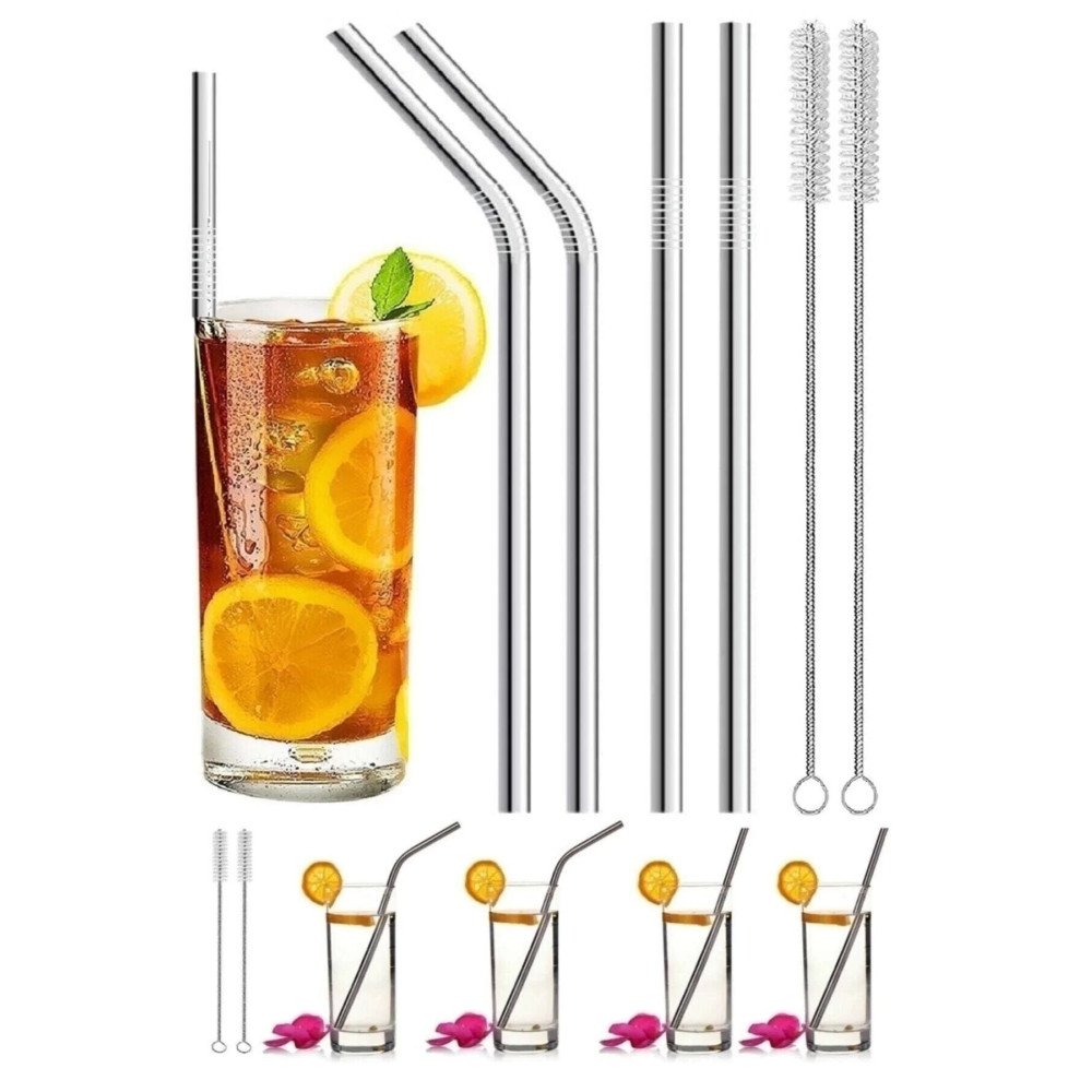 Tilbe Home Paslanmaz Çelik Metal Meşrubat Pipeti Ve Pipet Temizleme Fırçası Seti 6 Parça Yaş Günü & Parti Fiyatı