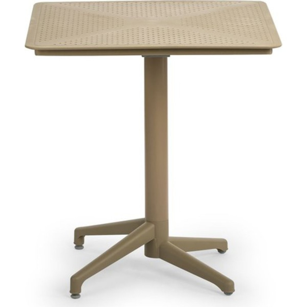 Tilia Moon 70X70CM Kare Katlanır Bahçe Balkon Masası - Bej Bahçe Masası Fiyatı
