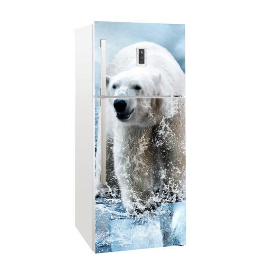 Tilki Dünyası 0012-BUZS000012 Buzdolabı Kapağı Kaplama Sticker Buzdolabı Stickerı Fiyatı
