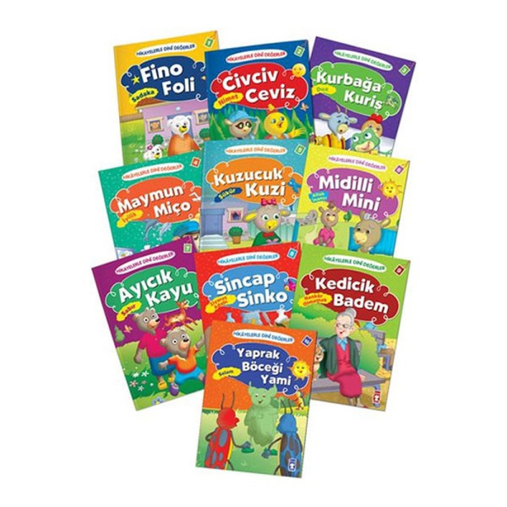 Timaş Çocuk Hikayelerle Dini Değerler Set (10 Kitap Takım) Çocuk Klasikleri Fiyatı