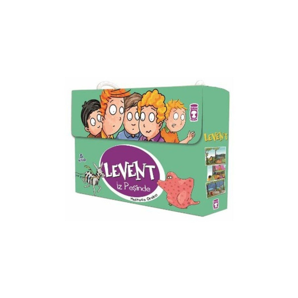Timaş Çocuk Levent Iz Peşinde 1.set (5 KİTAP) Çocuk Öykü Fiyatı