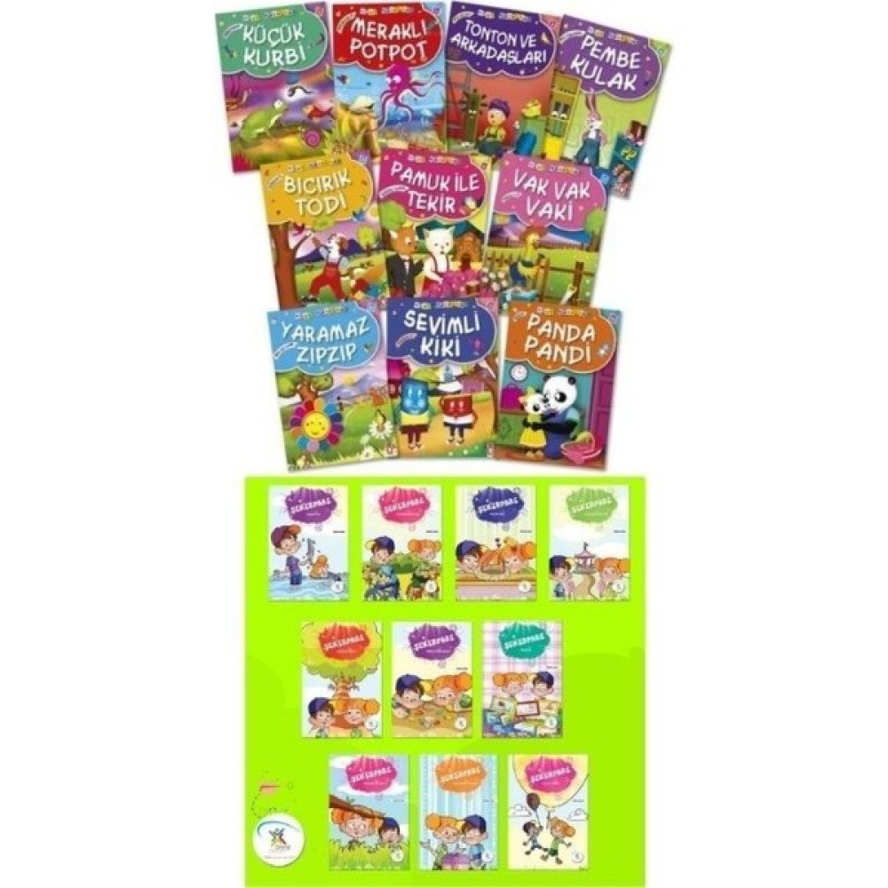 Timaş Çocuk Mini Masallar Set 1 (1 - 10 Set) + 5 Renk Yayınları Şekerpare Dizisi (10 Kitap) Matematik Fiyatı