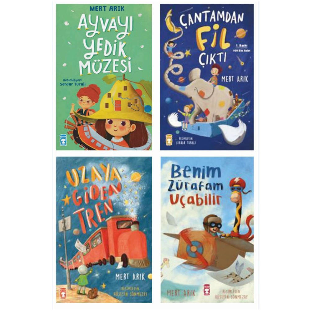 Timaş Çocuk Yayınları 2. 3. 4. Sınıf Okuma Kitapları Ayvayı Yedik Müzesi - Çantamdan Fil Çıktı - Uzaya Giden Tren - Benim Çocuk Öykü Fiyatı