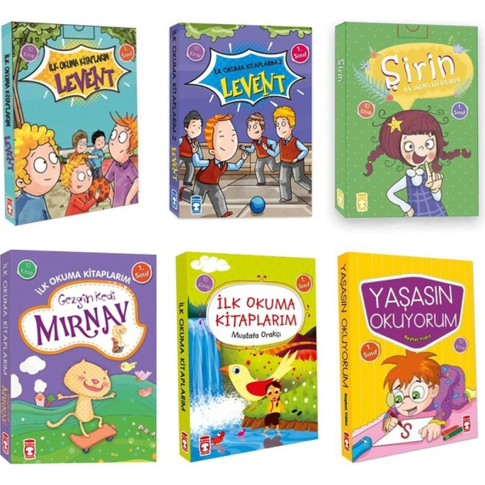 Timaş Ilk Okuma Kitaplarım Serisi 1. Sınıf Set (60 Kitap) Çocuk Masal Fiyatı