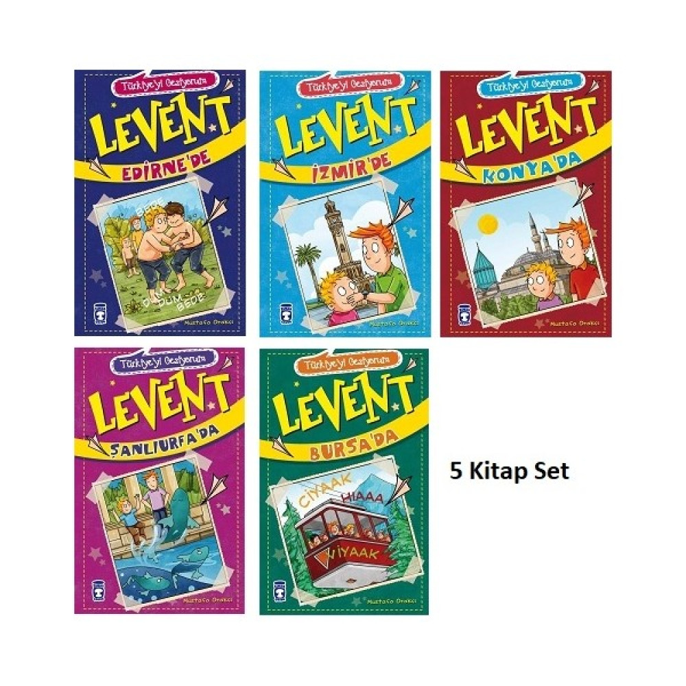 Timaş Yayınları Levent Türkiyeyi Geziyorum 2 Set (5 Kitap) Tüm Dersler Fiyatı