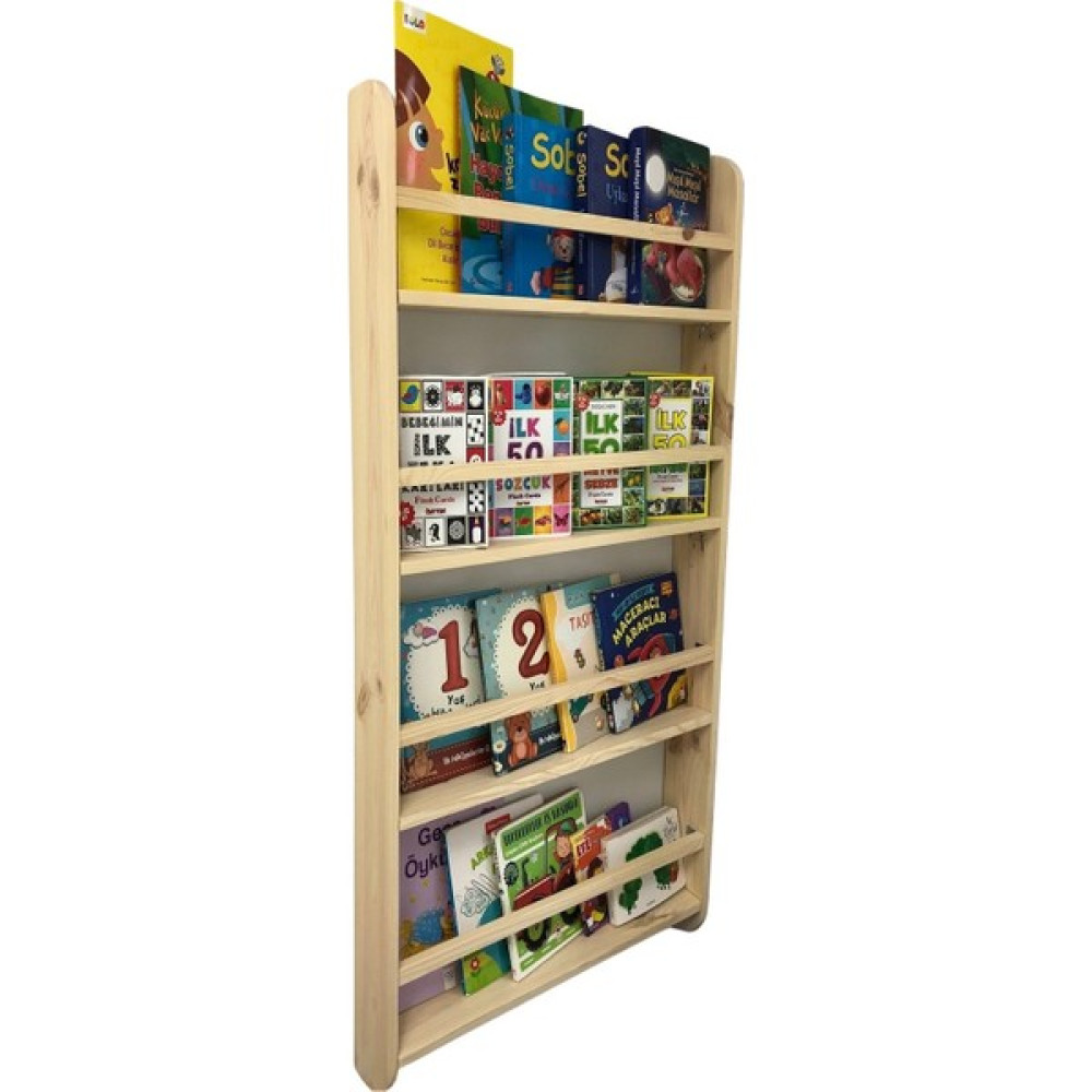 Timber Wood Ahşap Çocuk Odası Montessori Kitaplık Kitaplık Fiyatı