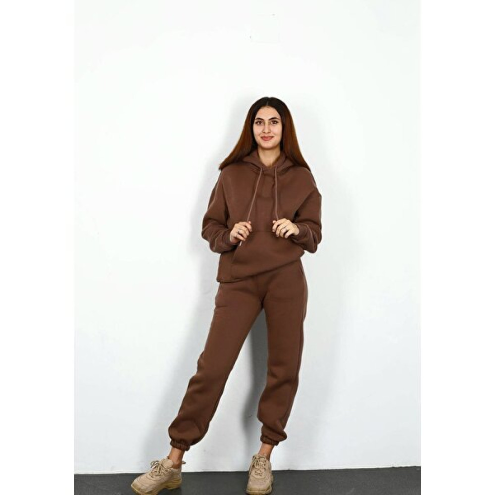 Timberman Kahverengi Eşofman Takımı Üç Iplik Şardonlu Oversize Unisex Kadın Giyim Fiyatı