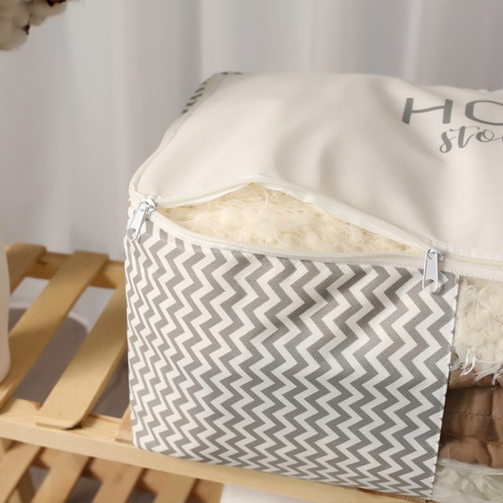 Timburly Yıkanabilir Pamuklu Home Storage Gri Balık Sırtı Gri Yazı Düzenleyici Hurç Orta Boy 21X28X52CM D70 Hurç Fiyatı