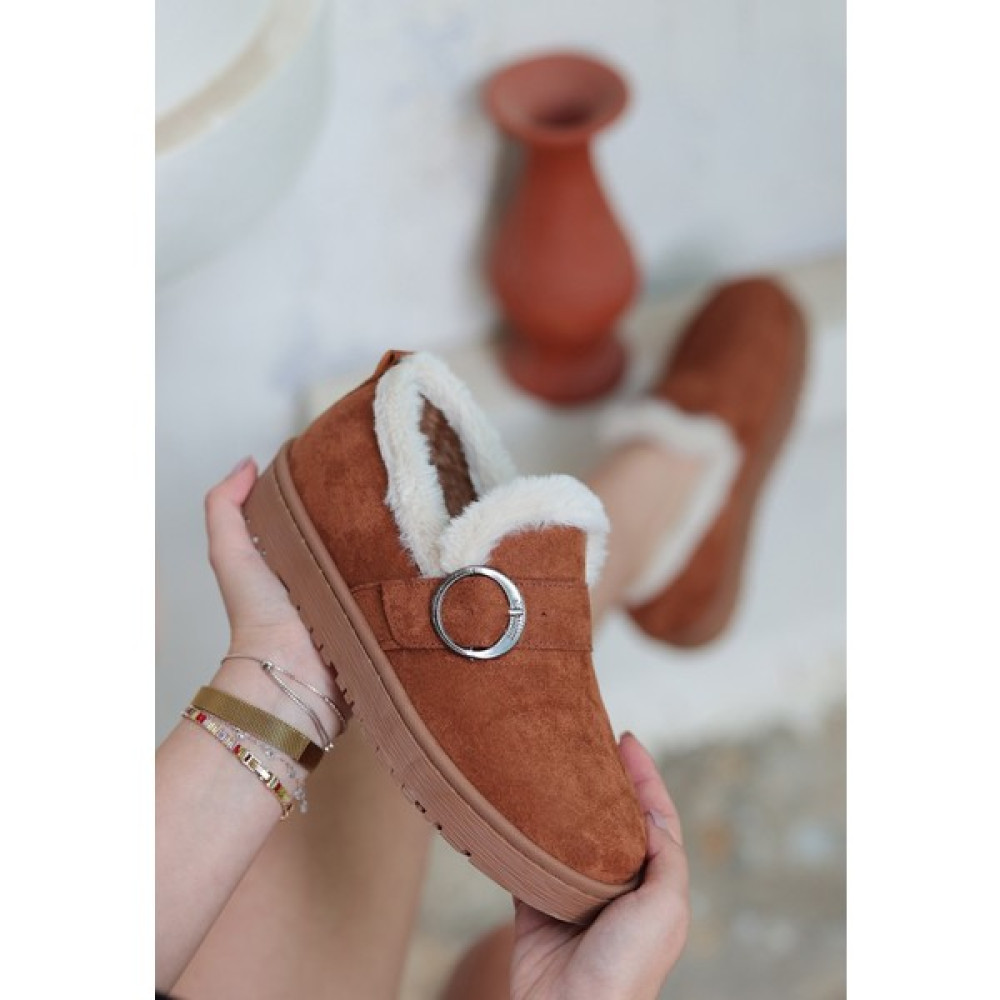 Time Style Tote Taba Süet Babet Ayakkabı Babetler Fiyatı