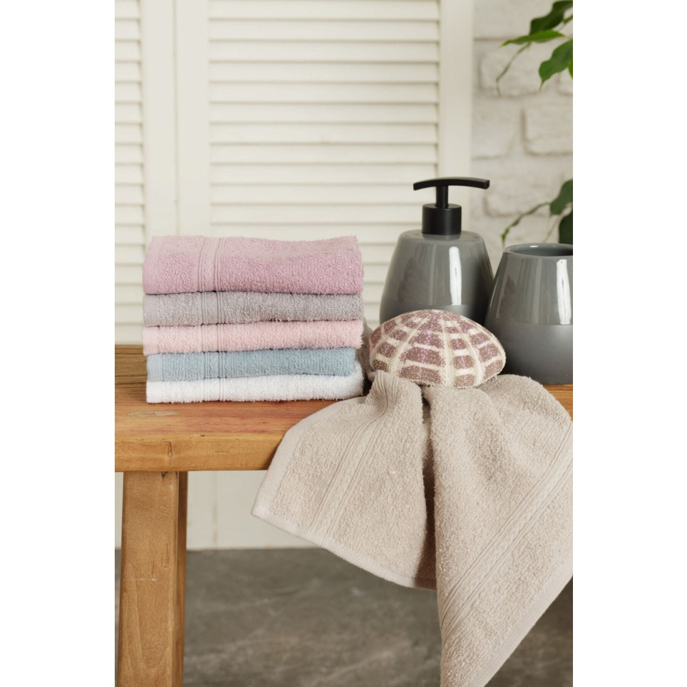 Timeless Maren 6lı Misafir Havlusu Seti 30x30 Cm El Havlusu Beyaz Banyo Havlusu Fiyatı