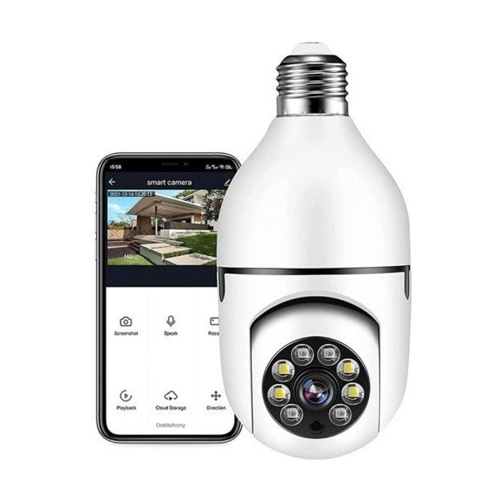Timestart Wifi 360 Panoramik Ampul Kamera Gece Görüş Ses Akıllı Hareket Algılayıcı - Bakır Avize Fiyatı