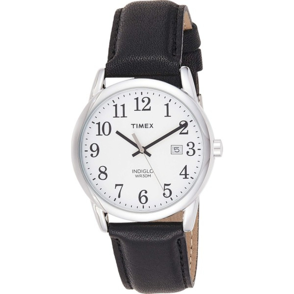 Timex -Test- Timex Easy Reader 38MM Deri Kayışlı Saat - Gümüş - Siyah Kol Saatleri Fiyatı