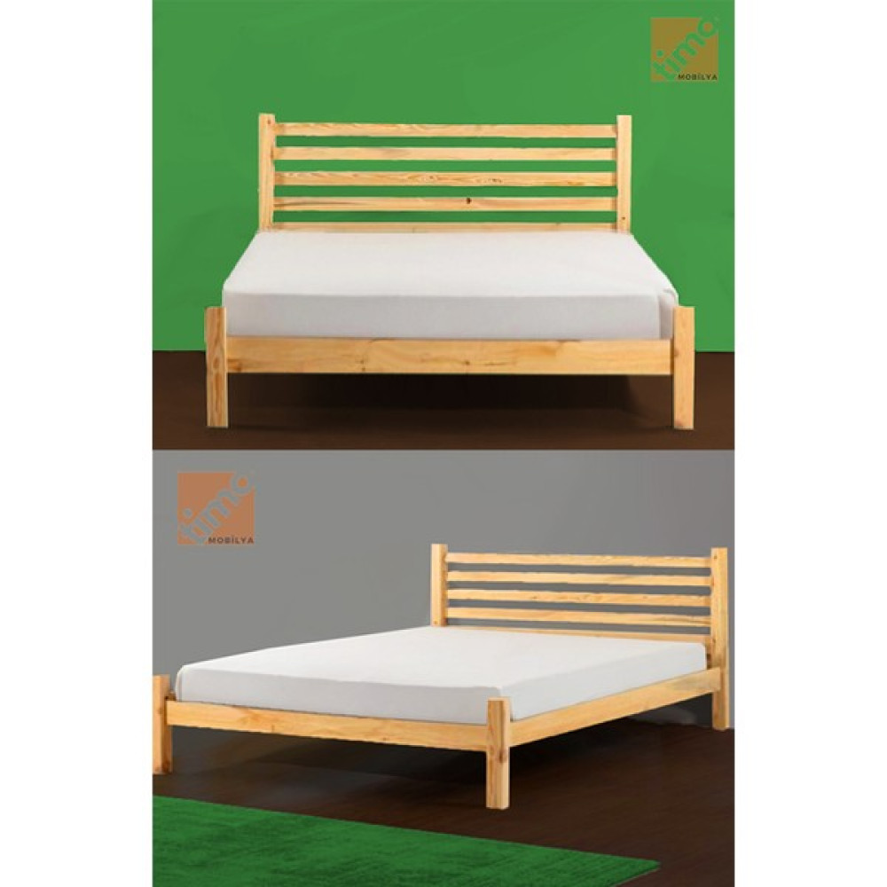 Timo Soft Saf Masif Ahşap Karyola - 100 x 200 cm Karyola Fiyatı