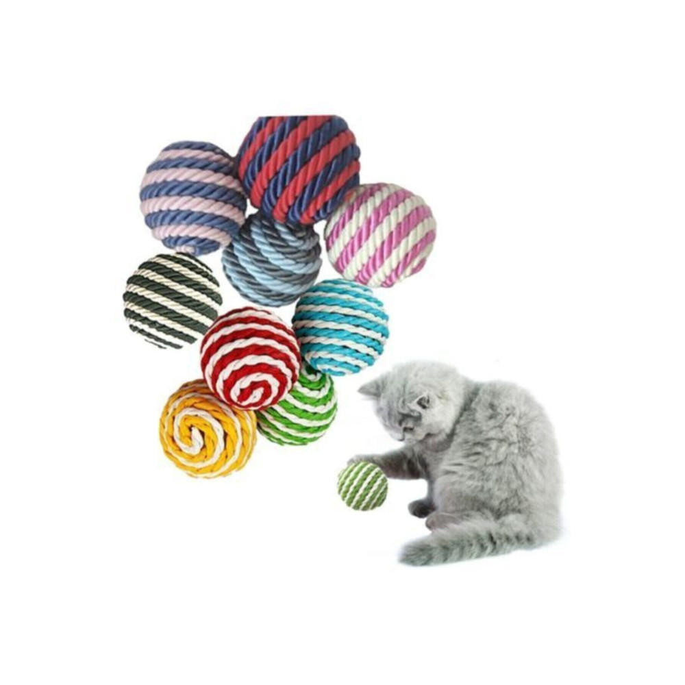 TİNEKE Ip Sarma Renkli Kedi Oyun Topu 4 Cm ( 1 Adet ) Kedi Oyuncağı Evcil Hayvan Ürünleri Fiyatı