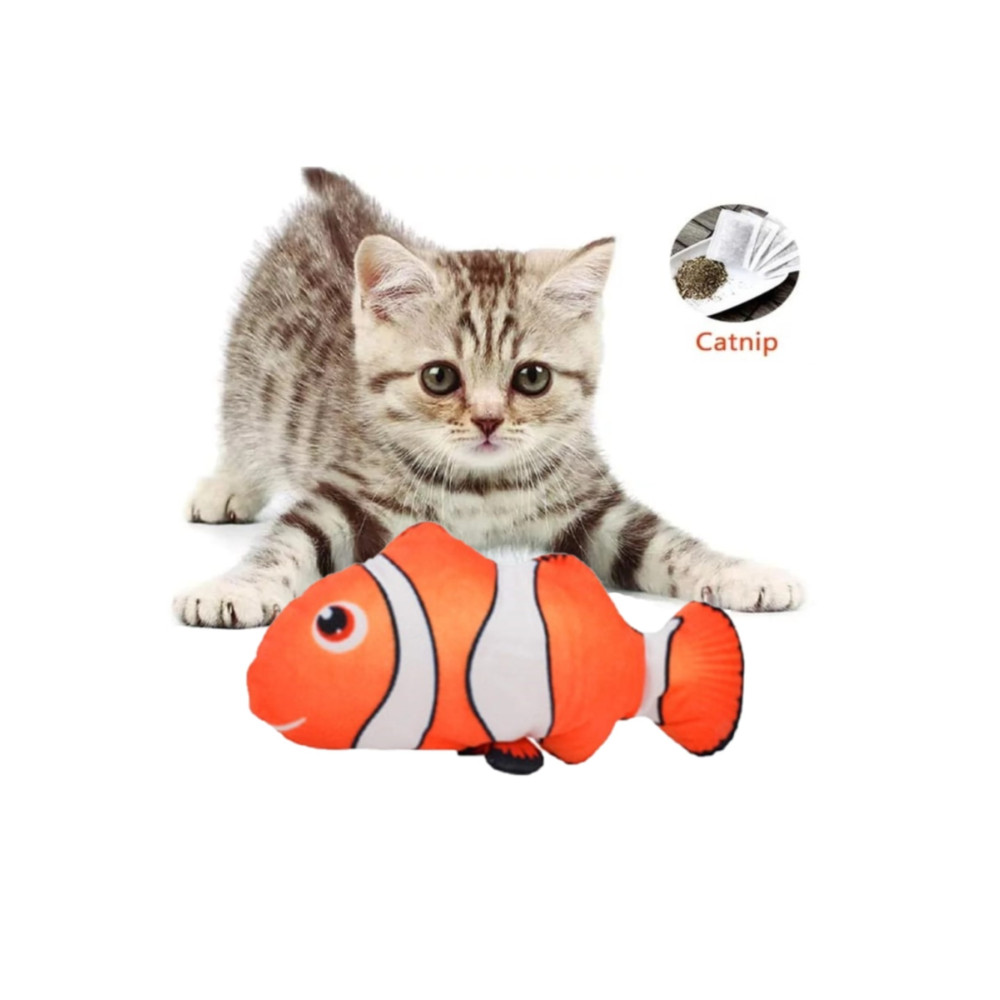 TİNEKE Peluş Kedi Oyuncağı Balık Kedi Nanesi Otlu Çıngıraklı 1 Adet Palyaço Evcil Hayvan Ürünleri Fiyatı