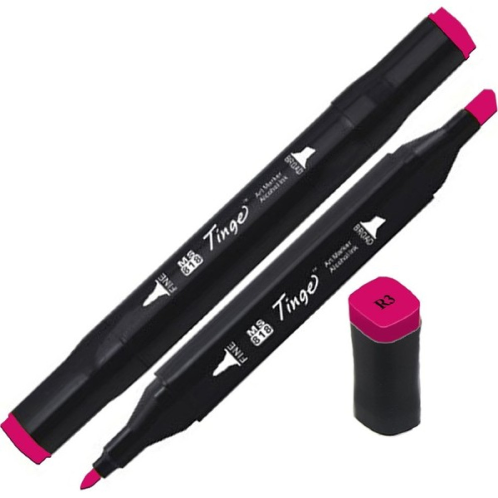 Tinge Twin Çift Uçlu Marker Kalemi R3 Rose Red Sanatsal Malzemeler Fiyatı