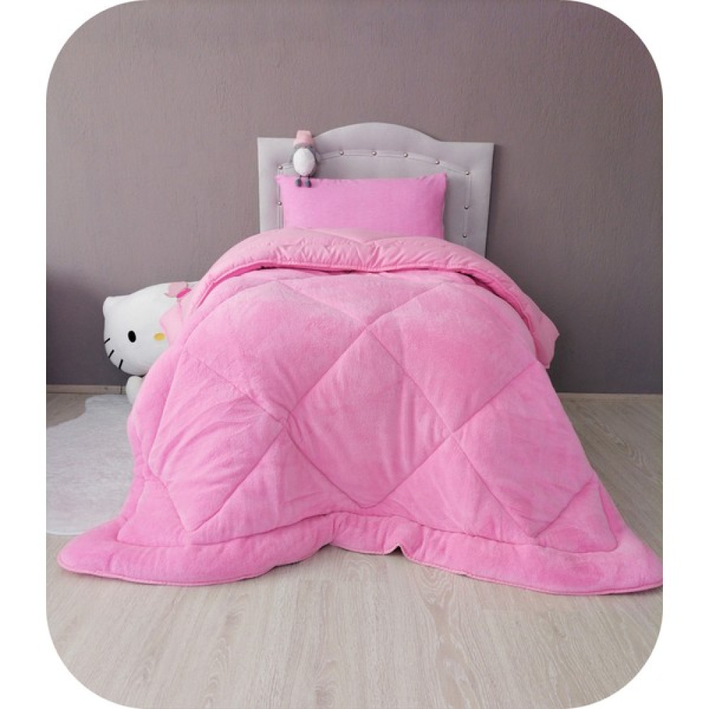 Tinimini Home Wellsoft Silikon Yorgan - 155 x 215 cm - Pembe Şeker Yorgan Fiyatı