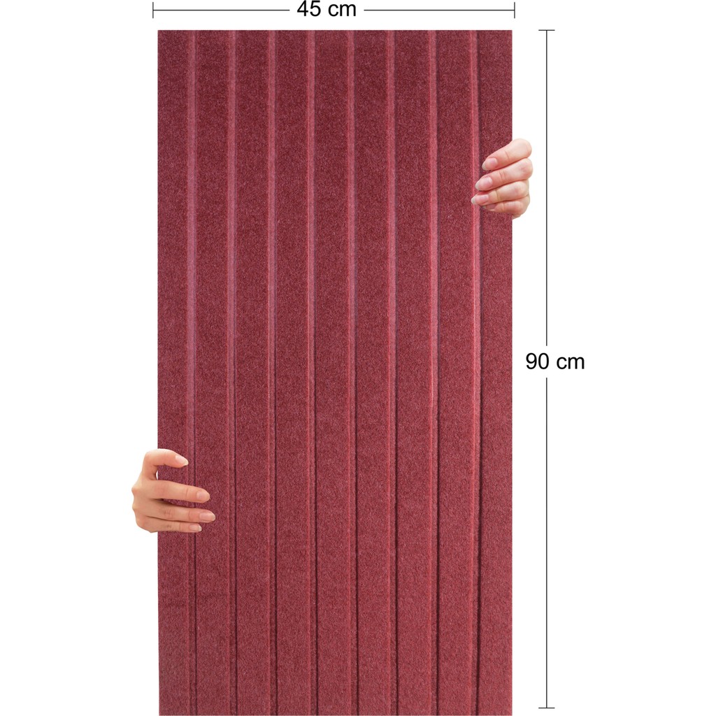 Tink Akustik ve Dekoratif Lambiri Desenli Keçe Panel 45X90 cm / 2 Adet / 0,81 M² - Bordo - 45 x 90 cm Evcil Hayvan Ürünleri Fiyatı