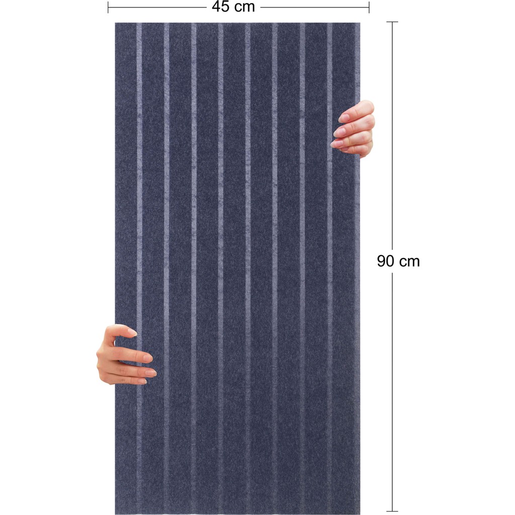 Tink Akustik ve Dekoratif Lambiri Desenli Keçe Panel 45X90 cm / 2 Adet / 0,81 M² - Lacivert - 45 x 90 cm Evcil Hayvan Ürünleri Fiyatı
