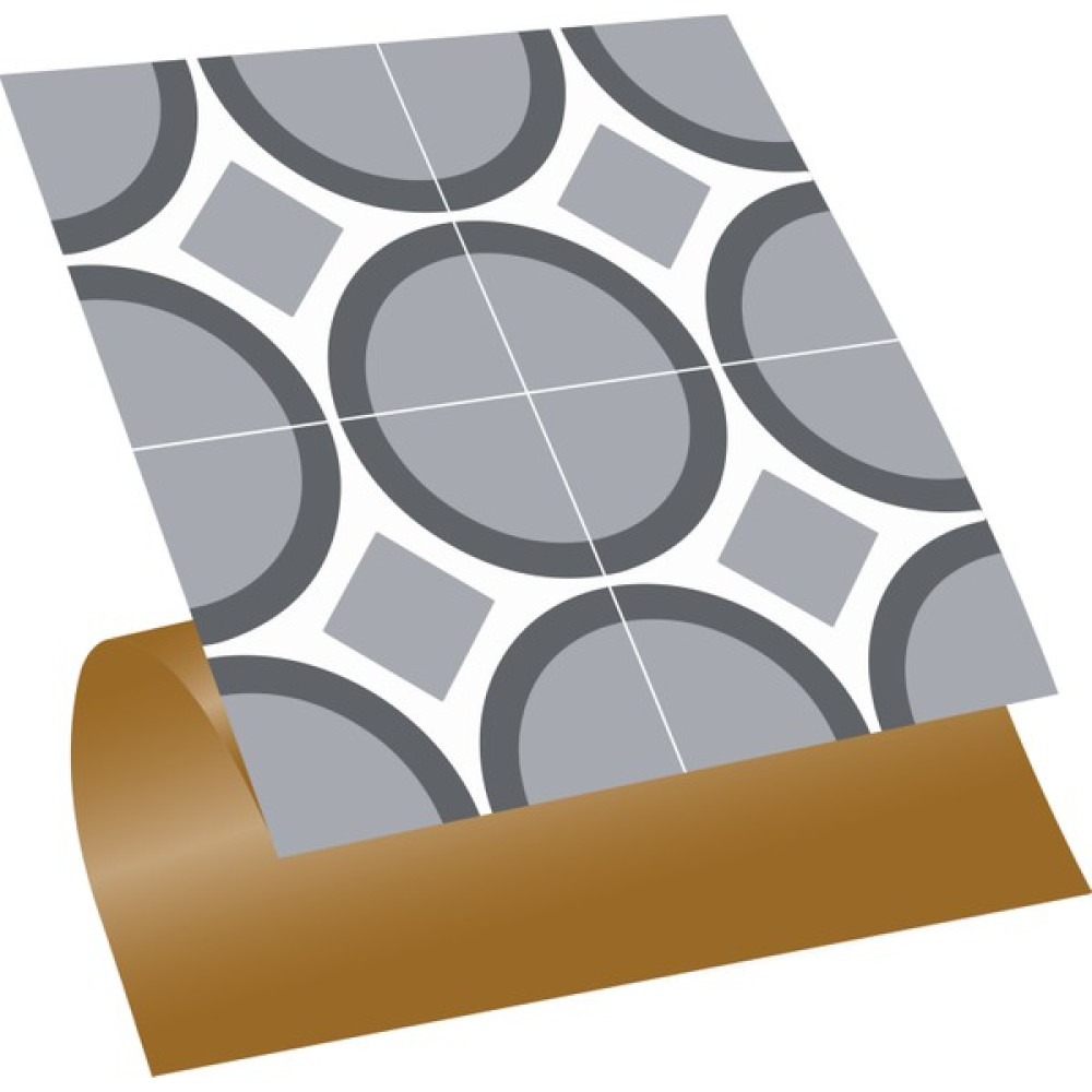 Tink Kendinden Yapışkanlı Geometrik 035 Desenli Pvc Karo 30X30 cm (56 Adet) 5m2 Yer / Yüzey Kaplamaları Fiyatı
