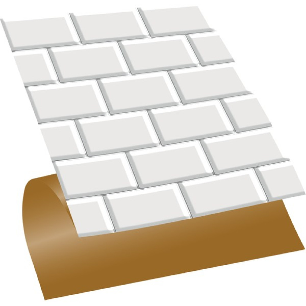 Tink Kendinden Yapışkanlı Metro Karo Desenli Silinebilir Pvc Karo 30x30 cm 11 Adet 1M2AC Yer / Yüzey Kaplamaları Fiyatı