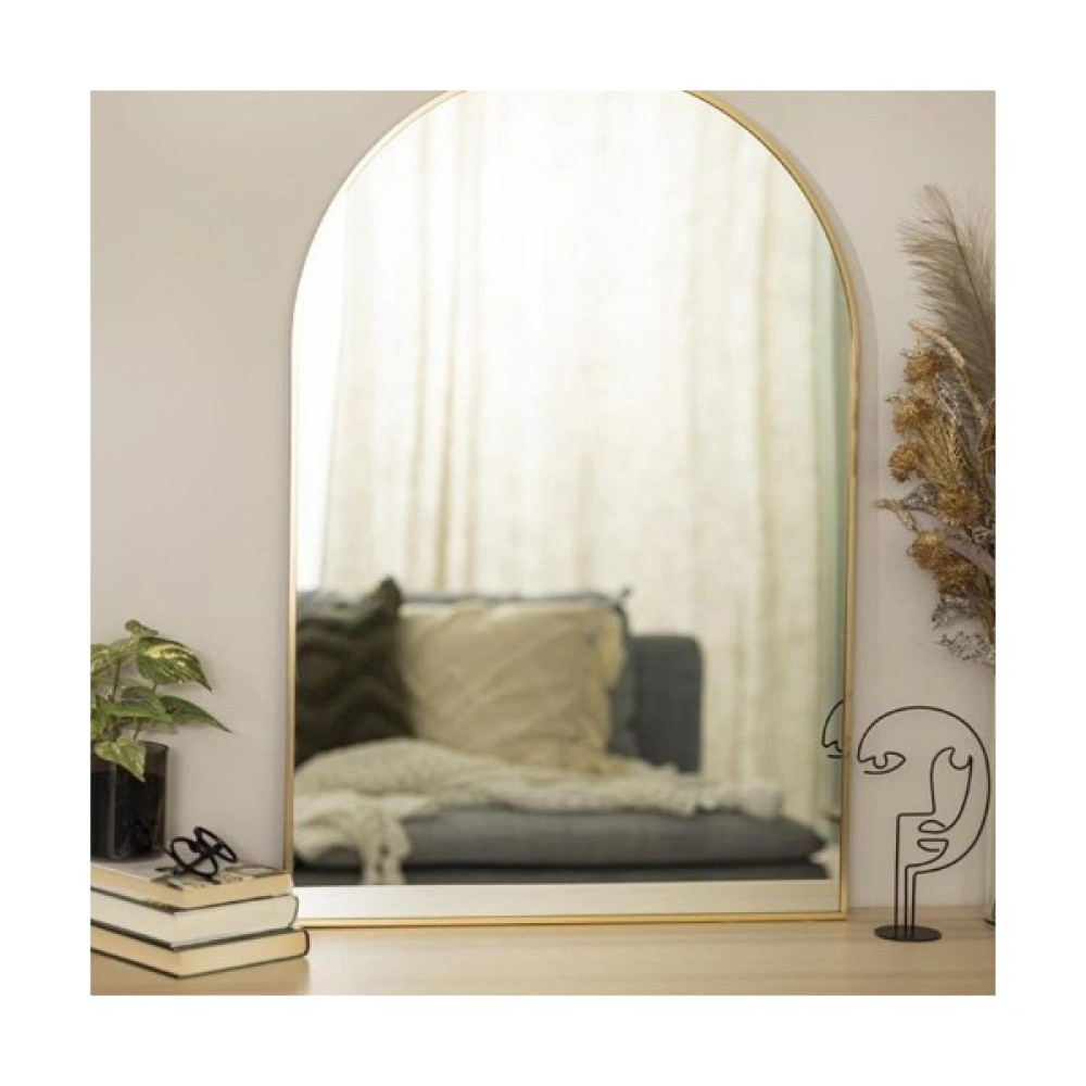 Tino Furniture Gold Metal Çerçeveli Oval 45X70 cm Ayna 45X70 Dresuar / Makyaj Masası Fiyatı