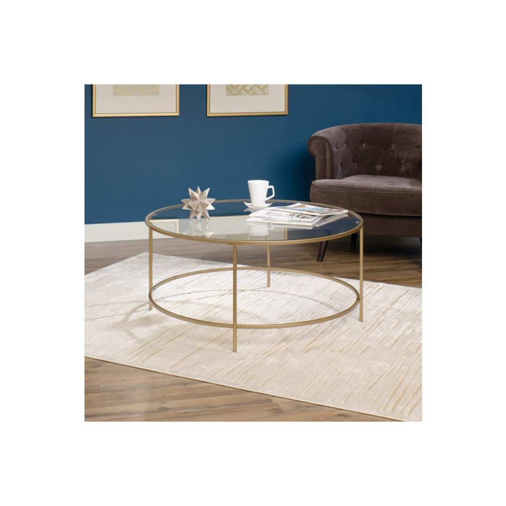 tino furniture Roma Gold Orta Sehpa Temperli Cam (KIRILMAZ) Orta Sehpa Fiyatı