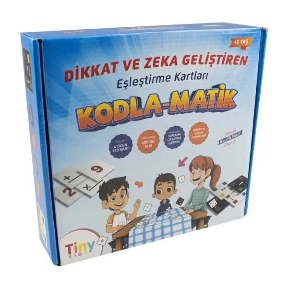 Tiny Kids Kodlamatik Dikkat ve Zeka Geliştiren Eşleştirme Kartları Diğer Fiyatı