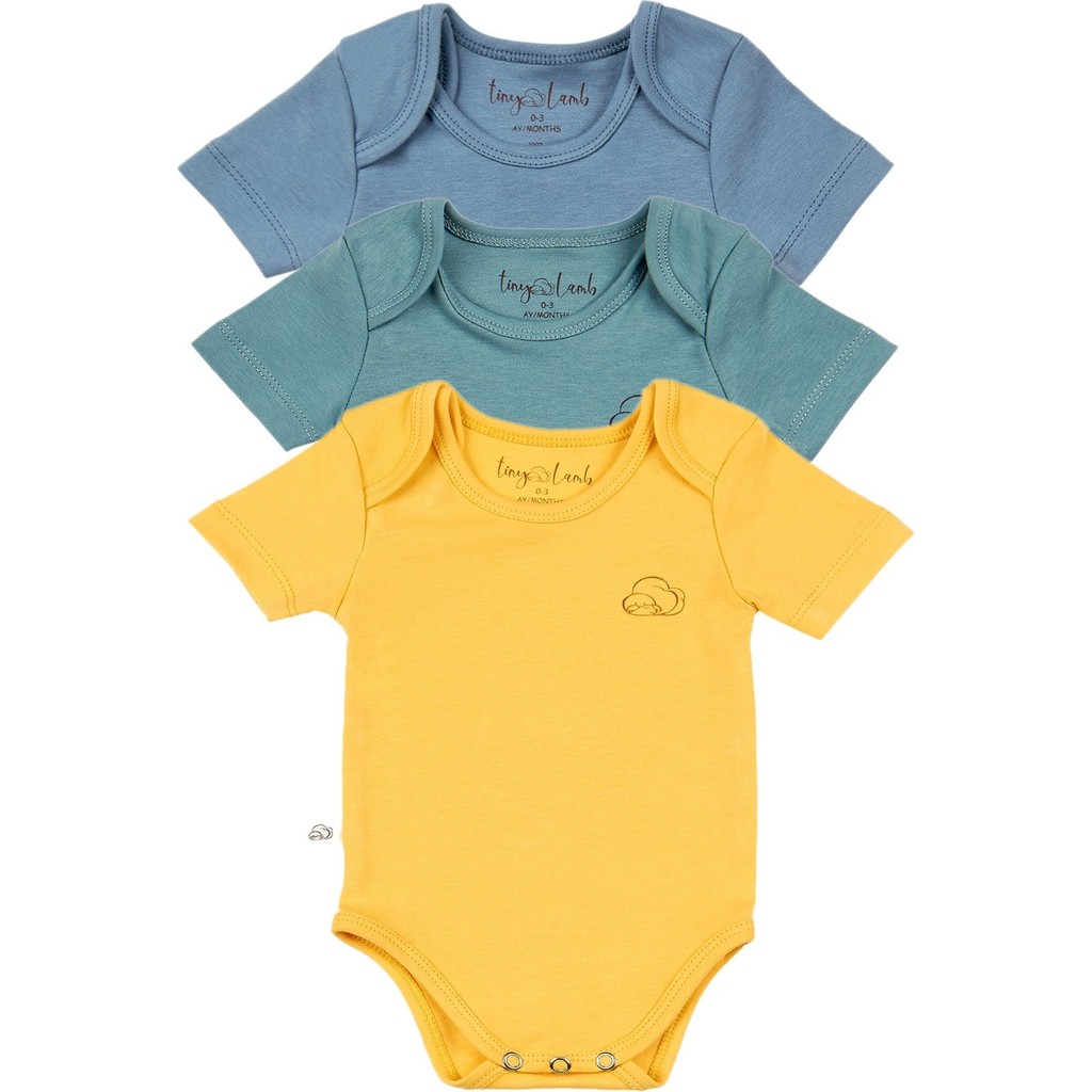 Tiny Lamb Rovigo 3 Parça Unisex Bebek Kısa Kollu Pamuk Bodysuit Takımı Yenidoğan ve Çocuk Hediye Seti Giyim & İç Giyim Fiyatı