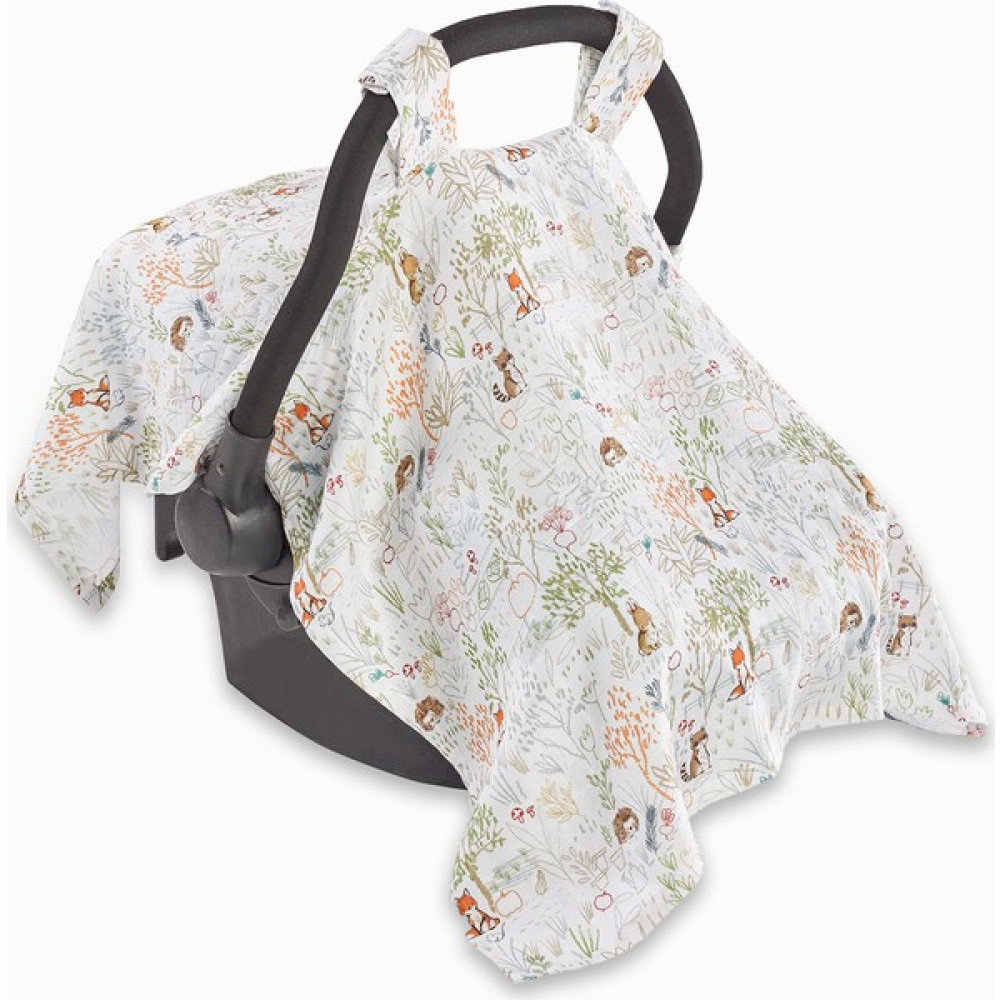 Tiny Lamb Tinylamb Garden Bambu - Pamuk Müslin Puset Örtüsü 75 x 100 - 0-6 Aylık - Beyaz - 0 - 13 kg Bebek Oto Koltuğu Fiyatı