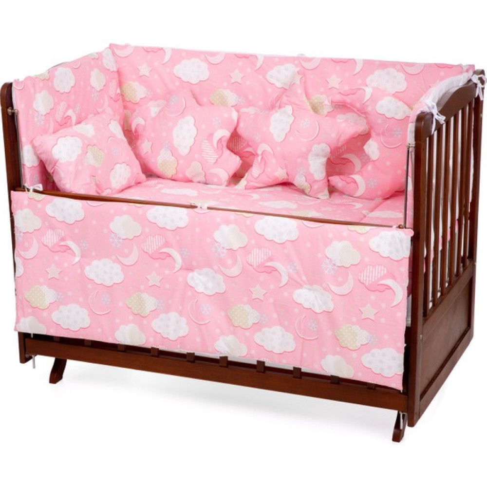Tiny Plans Bebek Uyku Seti 60 x 120 cm 10 Parça - Pembe Bebek Uyku Seti Fiyatı