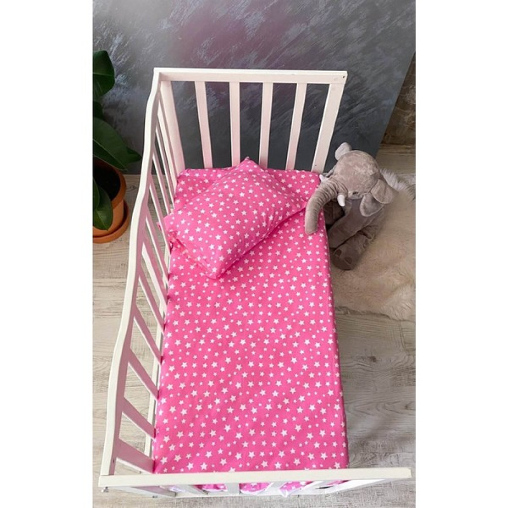 Tiny Plans Lastikli Çarşaf Ve Yastık Kılıfı Takımı 80x160 Cm - 80x160 cm - Pembe Çarşaf Fiyatı