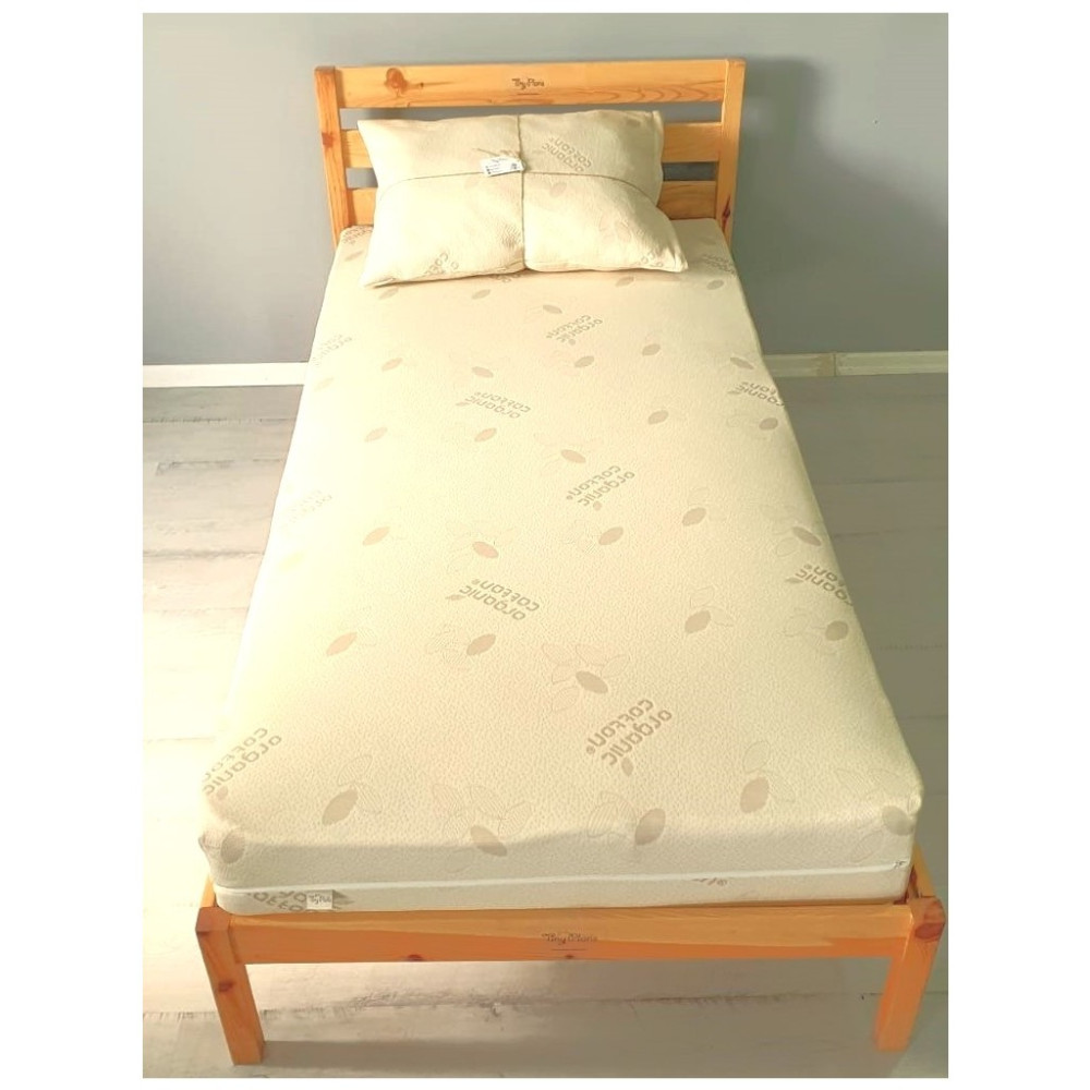 Tiny Plans Organic Cotton Ortopedik Sünger Yatak 15 cm (Yastık Hediye) - 80 x 180 cm Yatak Fiyatı