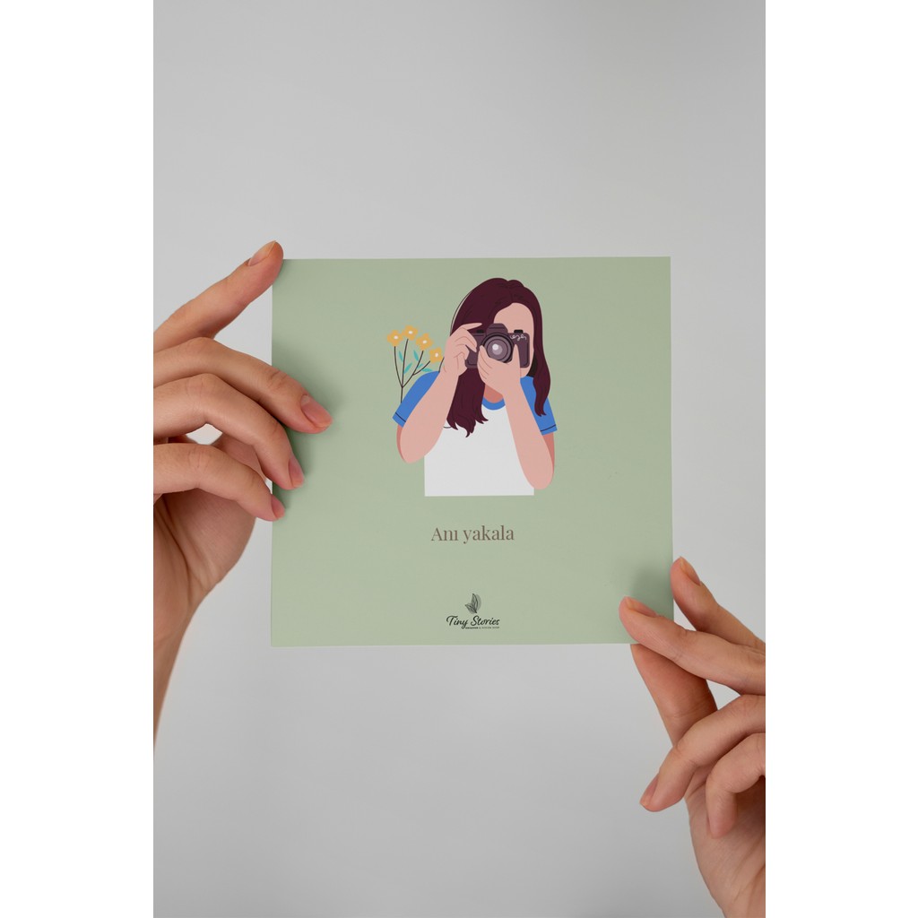 Tiny Stories TR Motivasyon Motto Kart Seti -6 Adet / Kartpostal Diğer Fiyatı