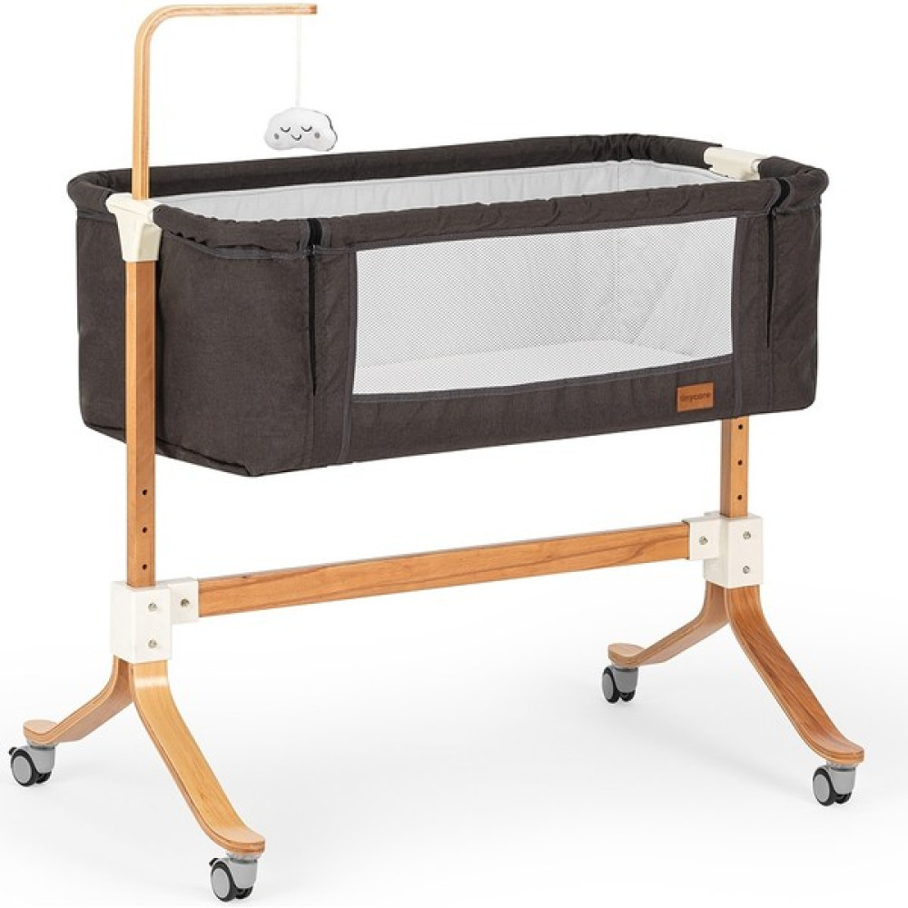 Tinycare Anne Yanı Beşik 50 x 90 cm - 50*90 - Siyah Park Yatak / Oyun Parkı Fiyatı