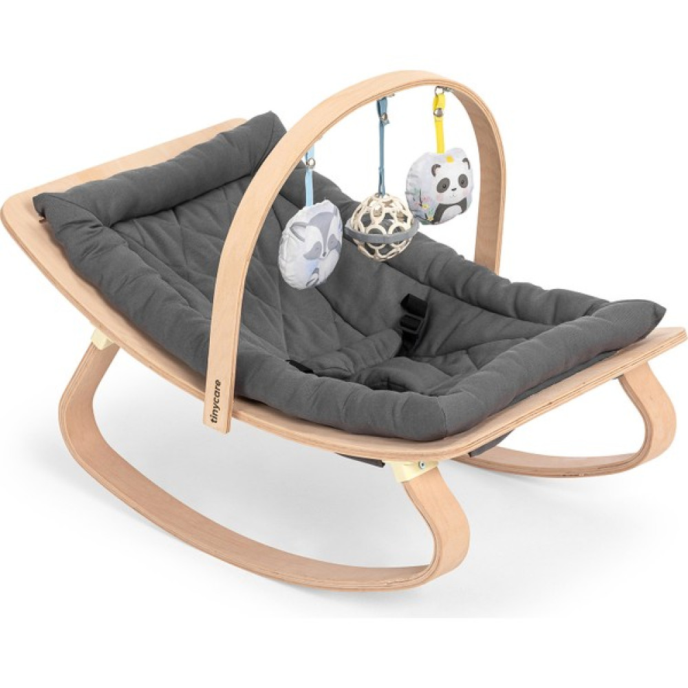Tinycare Wooden Ahşap Oyuncaklı Ana Kucağı Ana Dizi - Gri Ana Kucağı ve Oto Koltuğu Fiyatı