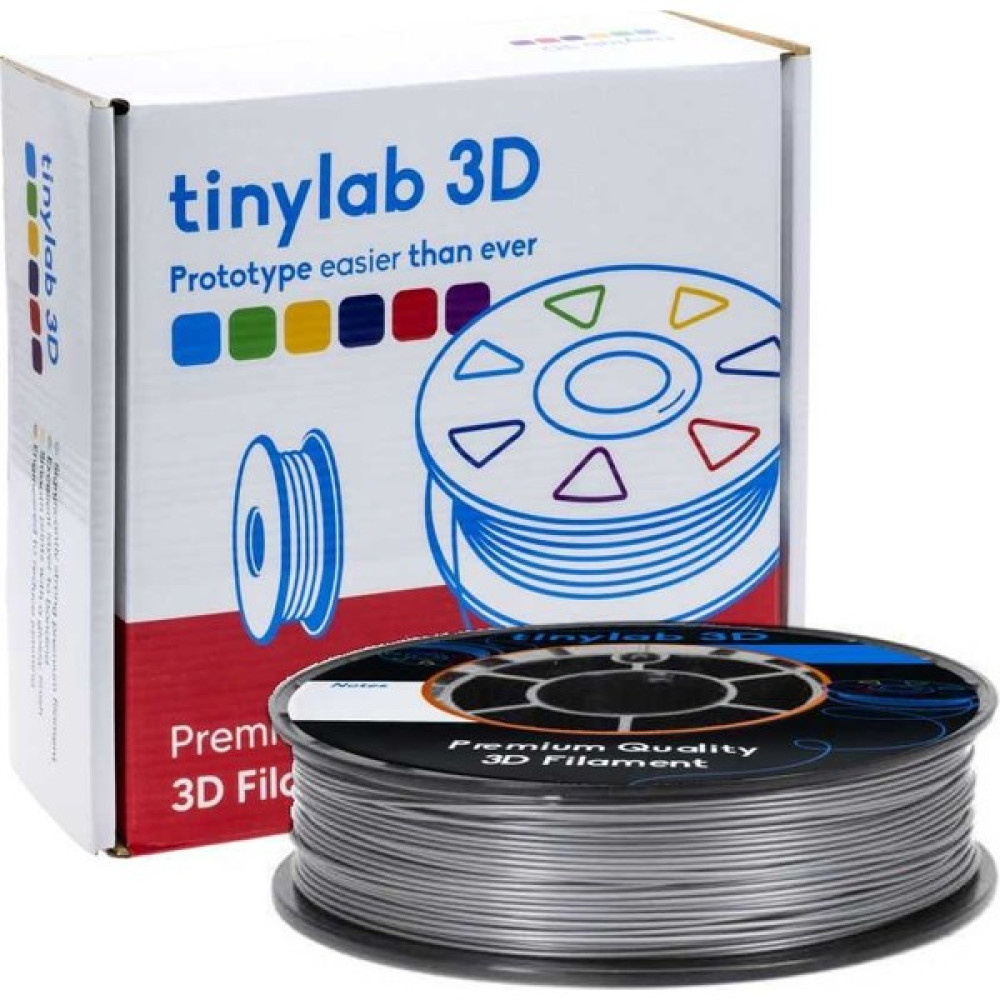TinyLab 3D 1.75mm 1000gr Gümüş PLA Filament 190-220°C Baskı Sıcaklığı - Yüksek Kalite, Çevre Dostu, Mükemmel Yapışma ve Pürüzsüz Yüzey Filament Fiyatı