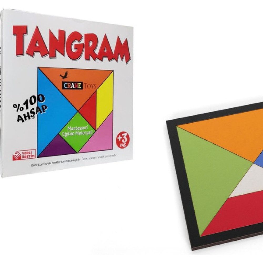 Tinywood Ahşap Tangram Zeka Oyunu - Renkli Bebek Oyuncakları Fiyatı