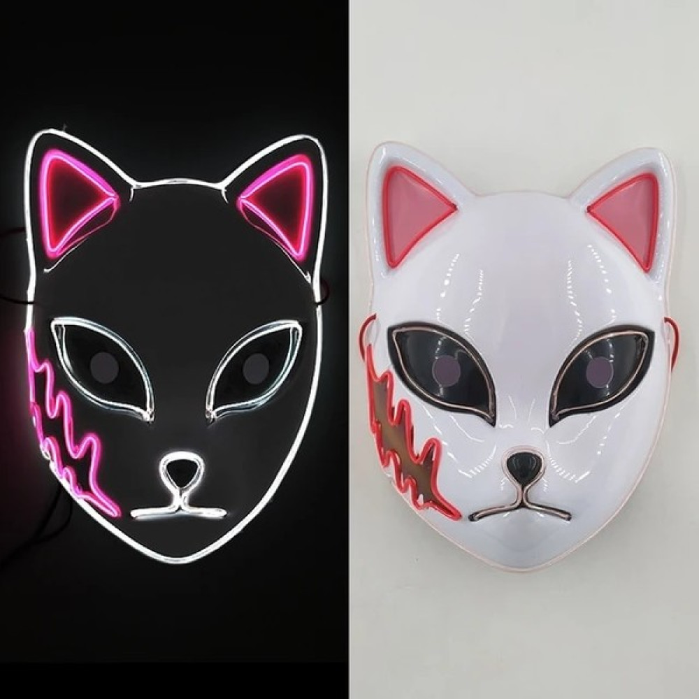 Tip R Cadılar Bayramı Gizemli Gülümseyen Tam Yüz Maskesi Cosplay Japon Anime Yüksek Katlı Invasion Karnaval Partisi Için LED Işıklı Maske (Yurt Dışından) - Renkli - Yok Oto Boyaları Fiyatı