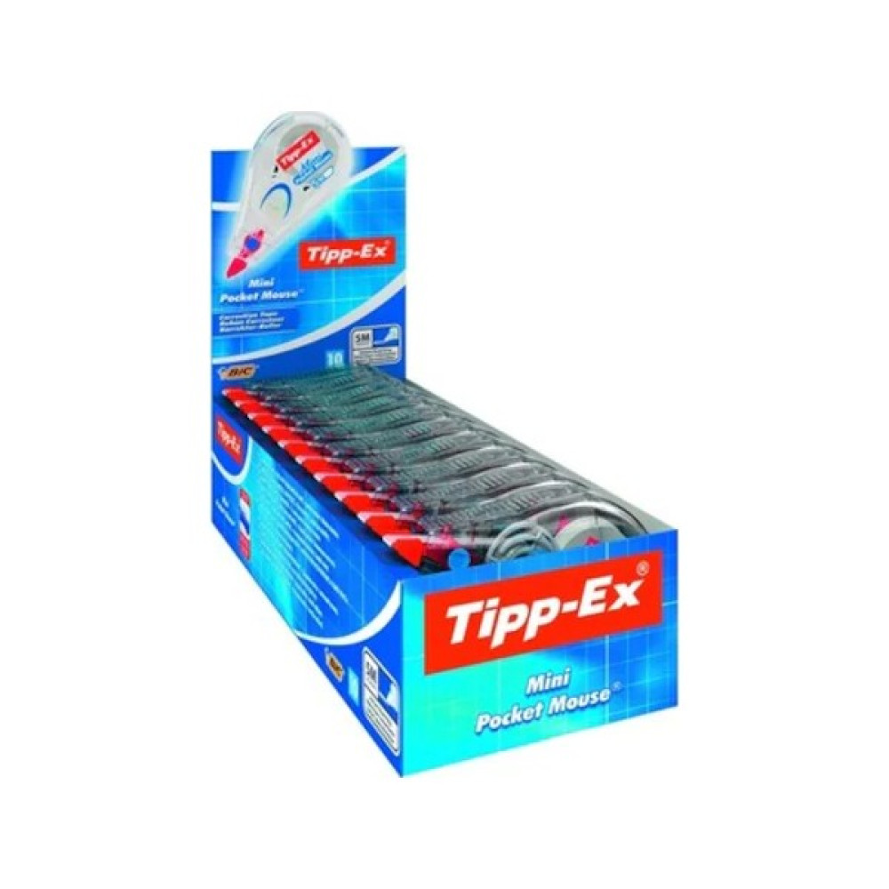 Tipp-Ex Mini Pocket Mouse Daksil Şerit Düzeltici 5 mm x 6 M (10 Adet) Şerit Düzeltici Fiyatı