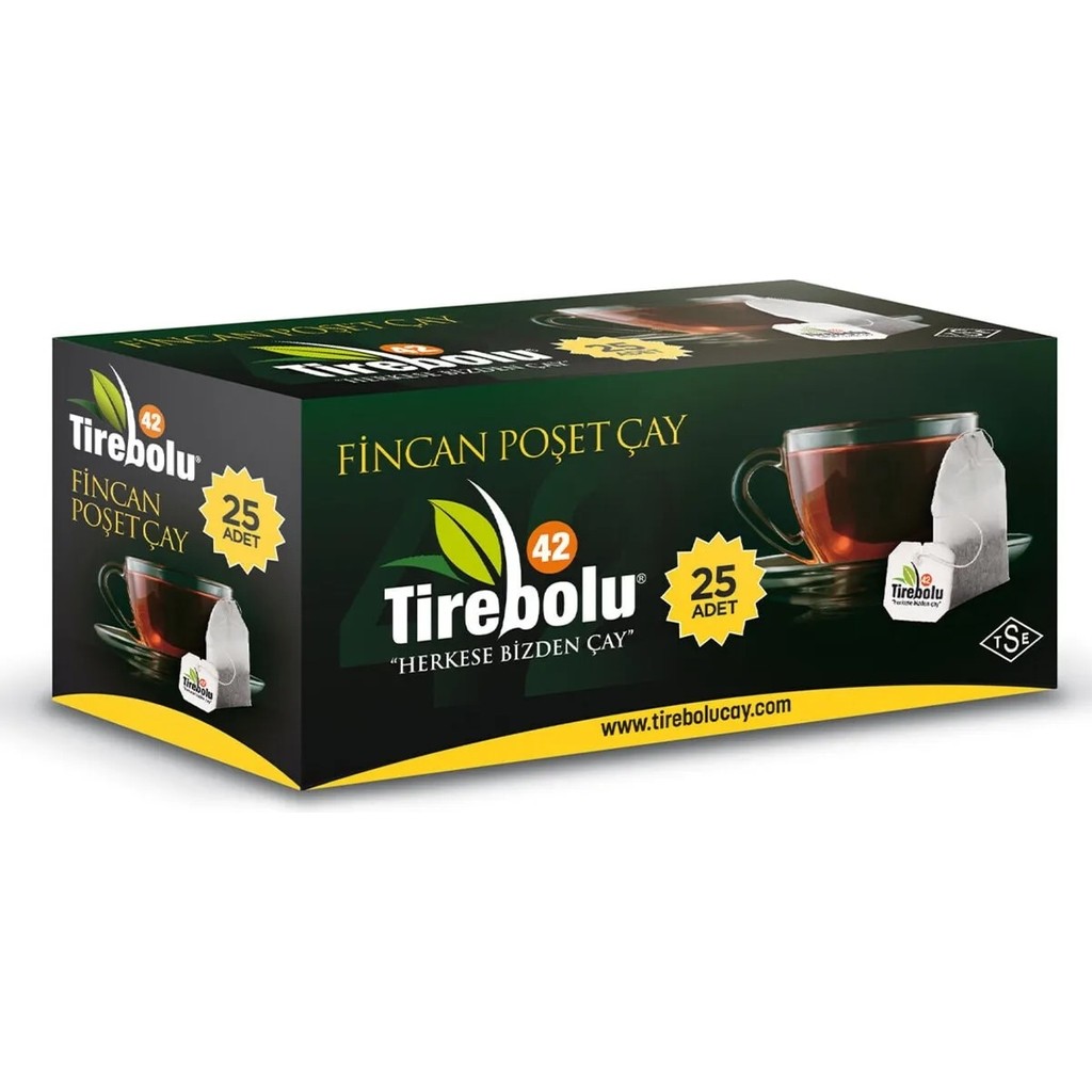 Tirebolu 42 25'li Fincan Poşet Çay - 1 Fincan / Bardak / Kahve Takımı Fiyatı