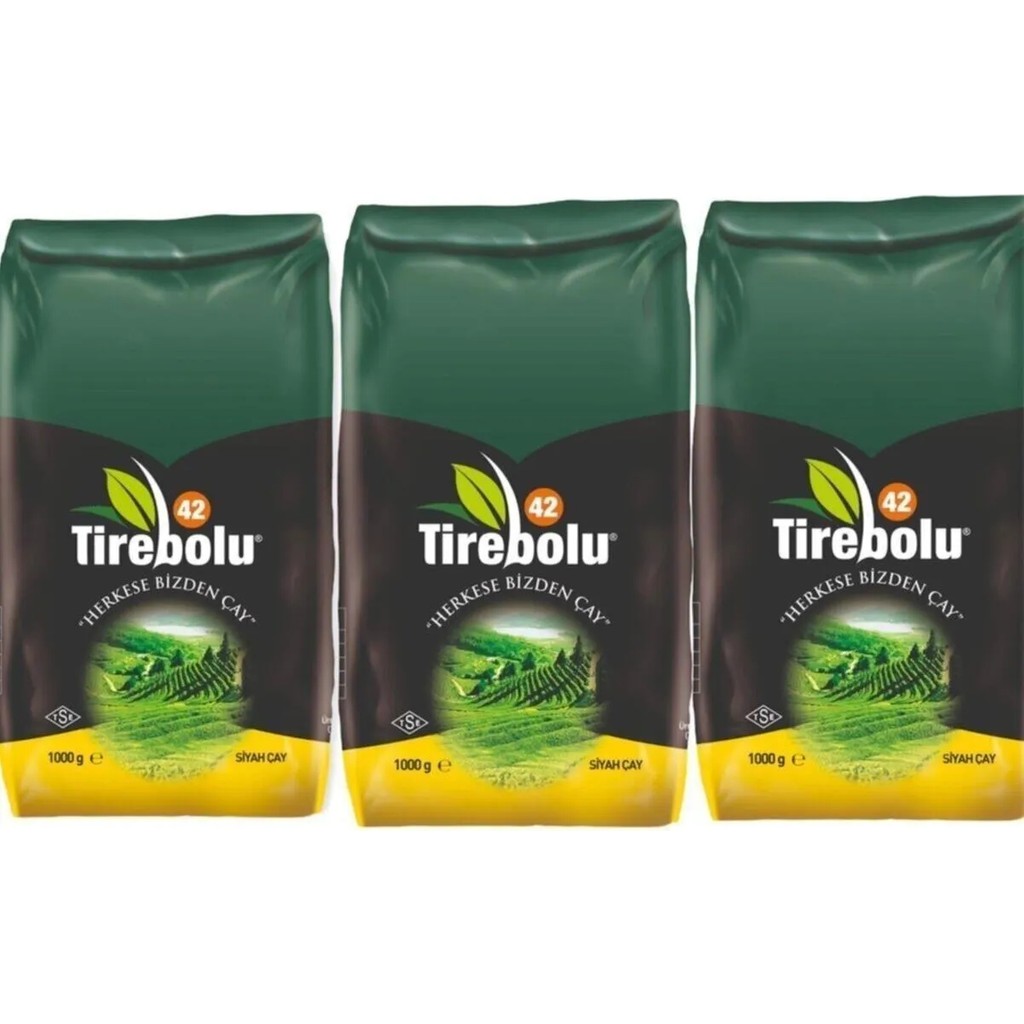 Tirebolu 42 Siyah Çay 3000 gr Doğal Türk Çayı Karadeniz Menşeli Yoğun Aroma - 3 kg Çay Fiyatı