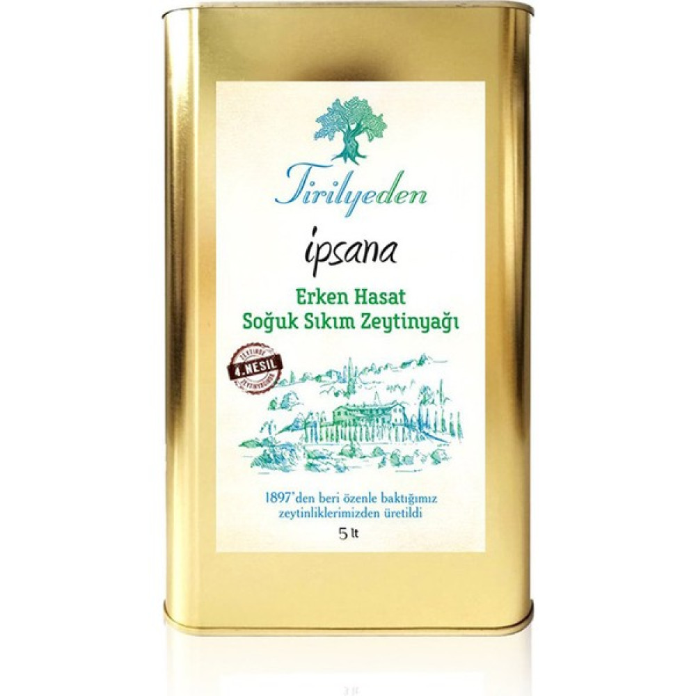 Tirilyeden Erken Hasat Soğuk Sıkım Zeytinyağı 5 lt Diğer Fiyatı