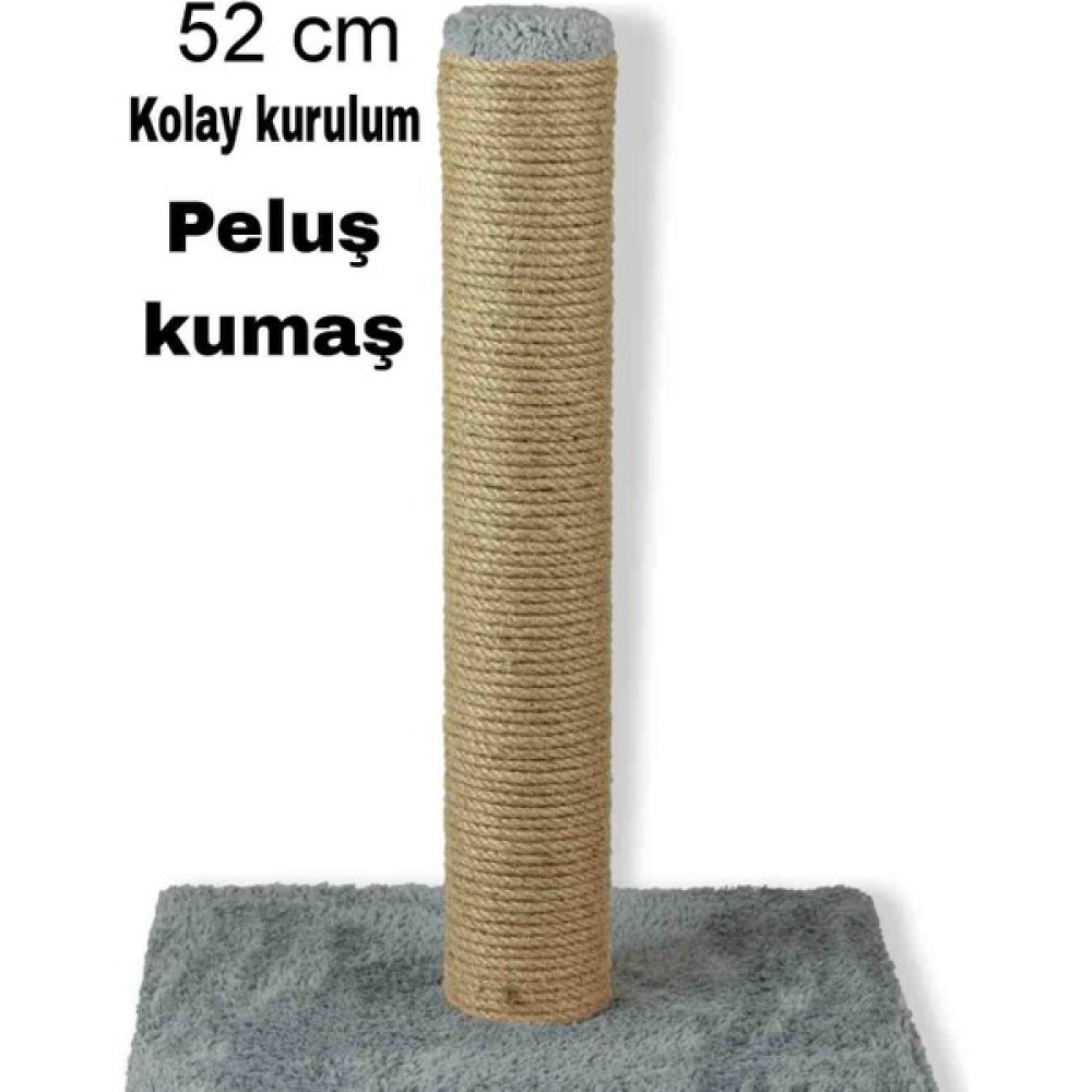 Tırmalama Ekonomik Tırmalama Tahtası 52 cm Peluş Tırmalama Tahtası Gri Evcil Hayvan Ürünleri Fiyatı